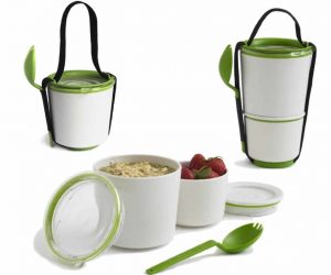 Stackable Lunch Boxes for Adults by Black & Blum