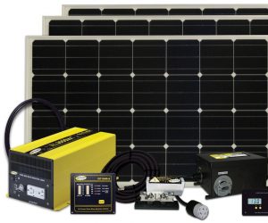 Complete RV Solar Systems Kit with Pure Sine Inverter and Charger