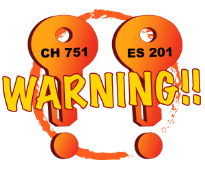 RV CH751 Key Warning